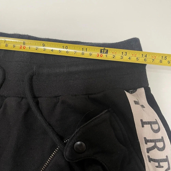 Profound Aesthetic Mens jogging PRFND Tape Track Sweatpants Black small - Picture 13 of 13